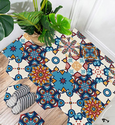 PVC wall stickers, Bathroom, geometricpattern, european