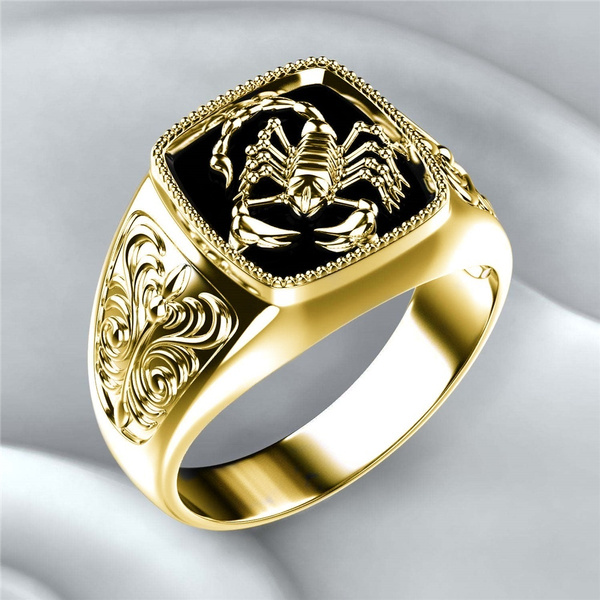 Mens sale scorpion ring