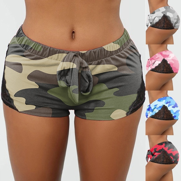 S-5XL Women Fashion Camouflage Print 