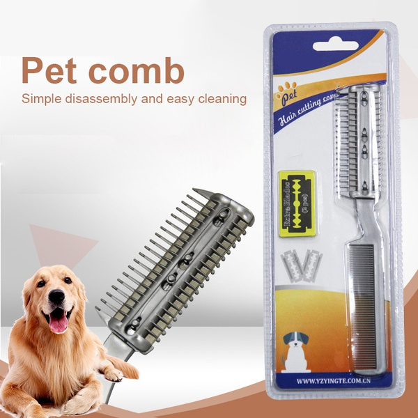razor combs for dogs