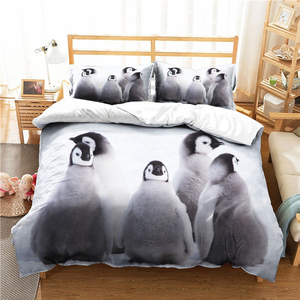 penguins duvet cover