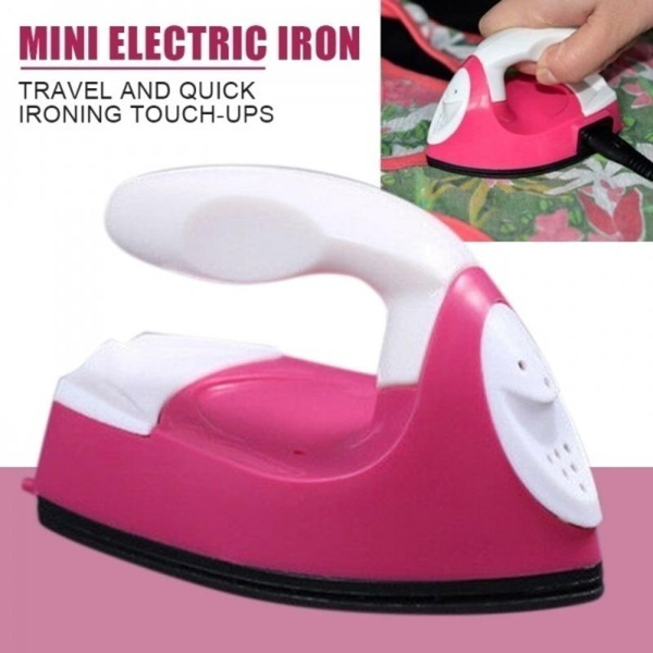 Mini Electric Iron Portable Travel Crafting Craft Clothes Sewing