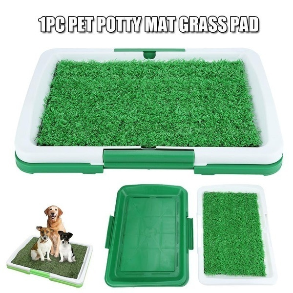 3 Layers Large Dog Pet Potty Training Pee Pad Mat Puppy Tray Grass