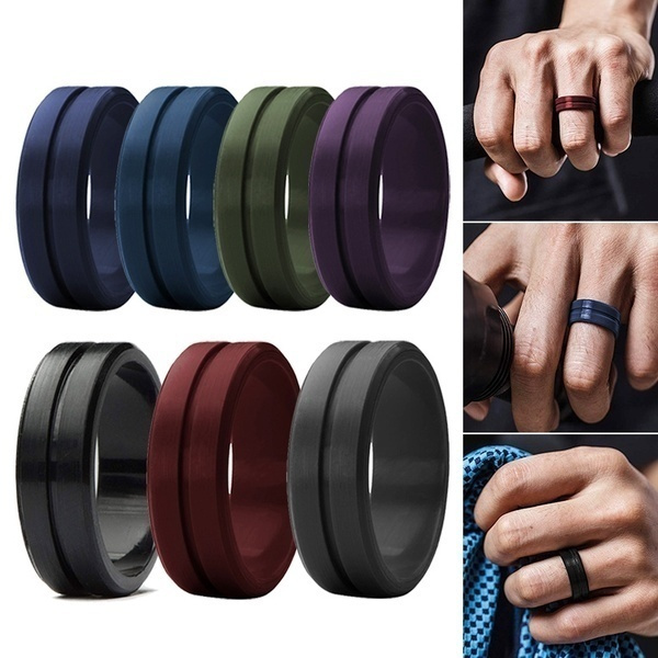 Rubber on sale marriage bands