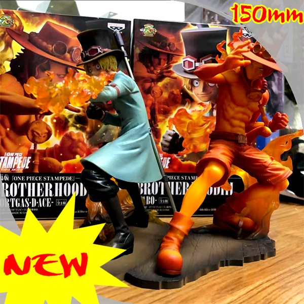 One Piece S Crazy Action 15cm One Piece Figure Brotherhood Iii Collection Figure Sabo Portgas0 D Ace From One Piece Stampede Wish