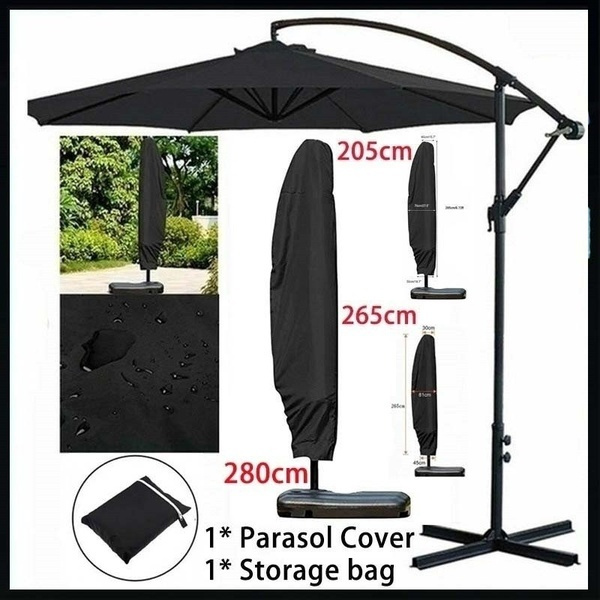 280CM/265CM /205CM Large Parasol Cover Banana Umbrella Cover Cantilever