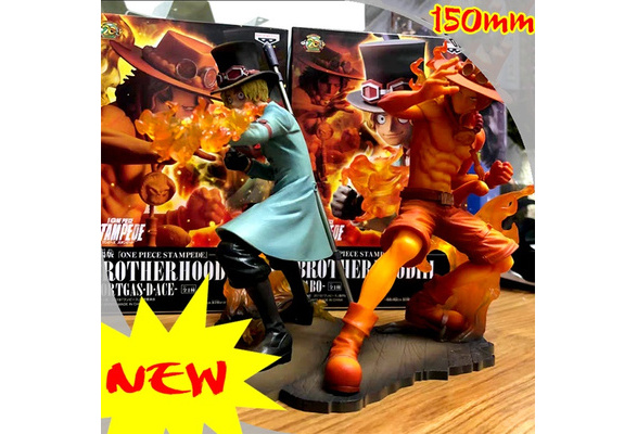 One Piece's Crazy Action 15cm ONE PIECE Figure BROTHERHOOD III
