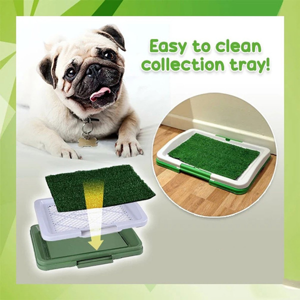 3 Layers Large Dog Pet Potty Training Pee Pad Mat Puppy Tray Grass