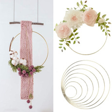 floralhoopdecoration, metalwreath, Floral, bridesmaidwreath