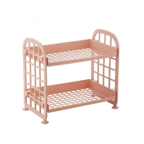 Storage Shelves Plastic Small Storage Shelves - 2 Tier Shelf