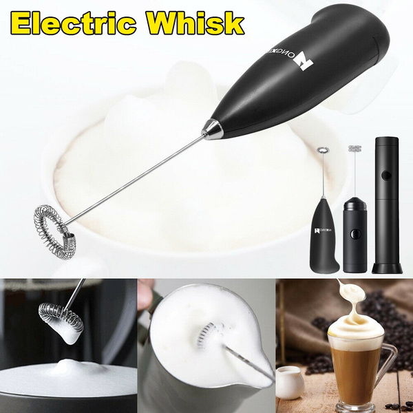 Coffee Milk Frother Wand Handheld Electric Foam Maker for Coffee