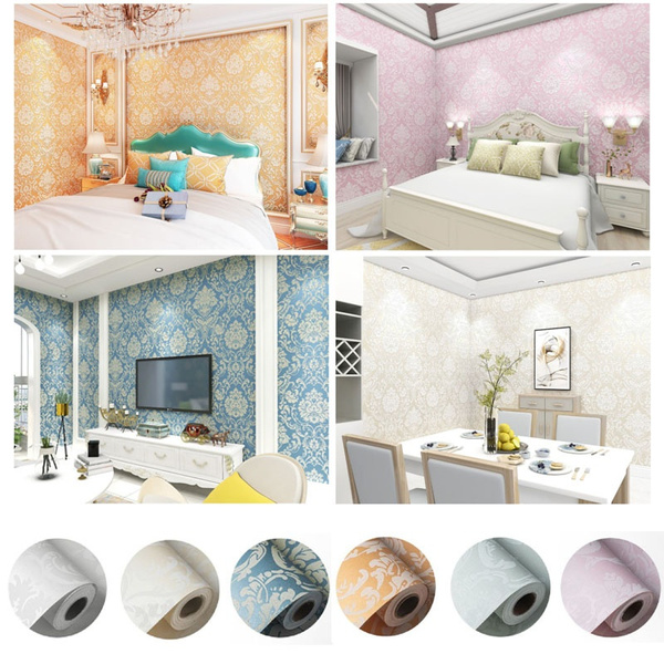 Self Adhesive Wallpaper Furniture Renovation Stickers Waterproof Kitchen Wardrobe Door