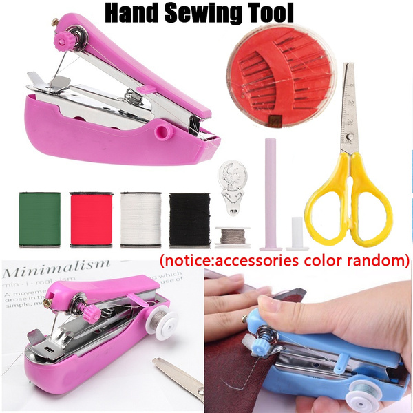 Handheld Sewing Machine, Mini Cordless Portable Hand Sewing