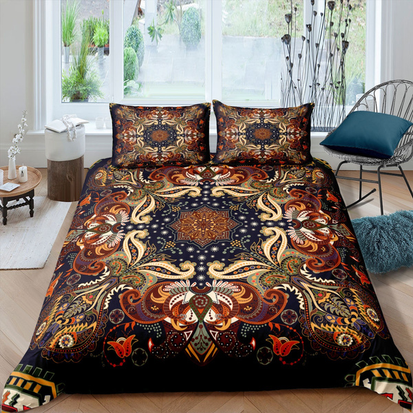 Mandala Bedding Bed Cover Hippie Bohemian Bed Linens Bedsheet Bedspread Coverlet 
