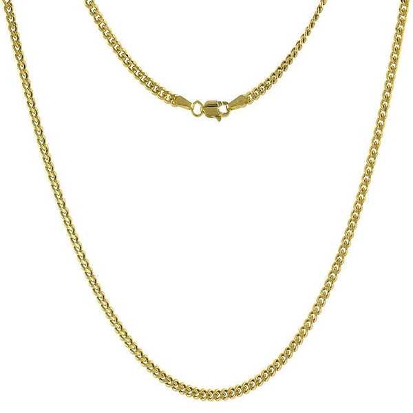 14k Solid Gold 2.7mm Miami Cuban Link 