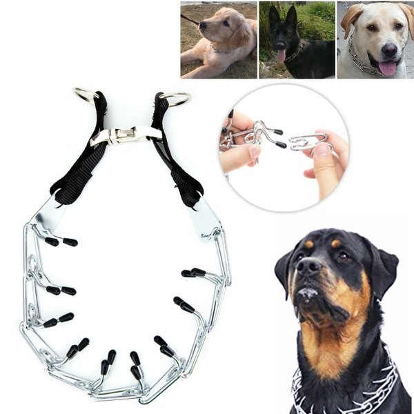 Rubber prong dog store collar