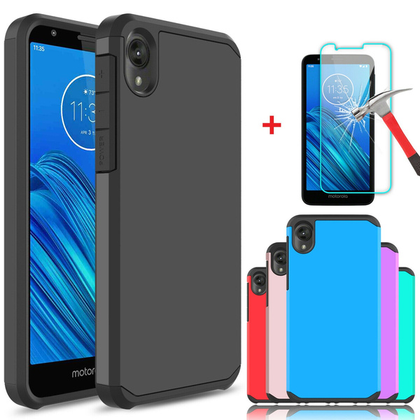 For Motorola Moto E6 Rugged Phone Case Case Armor Shockproof