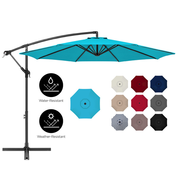 10ft Offset Hanging Patio Umbrella Wish