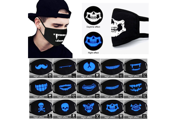 Vampire Face Mask Cotton Cloth for Men or Women Adjustable - Large 