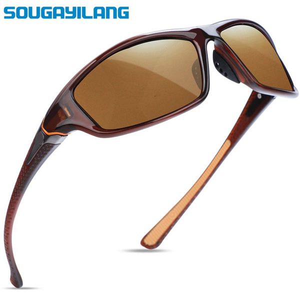 Sougayilang Polarized Sport Sunglasses for Men and Women,Ideal for Driving Fishing Cycling and Running,UV Protection 