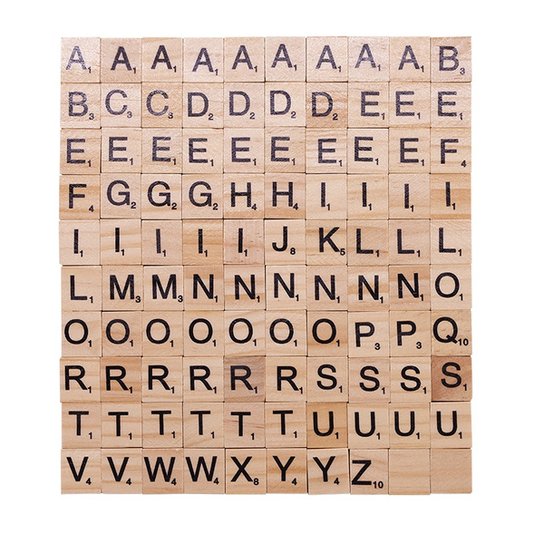 100pcs Wood Alphabet Block English Letter Wooden Word Number Diy Intelligence Toys Brain Game Building Block For Child Wish 100pcs Wood Alphabet Block English Letter Wooden Word Number Diy Intelligence Toys Brain Game Building Block For Child Wish