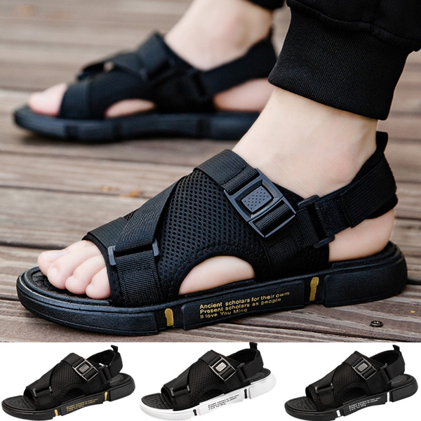 IPLD Men's Slippers Summer Sandals Men's Gradient Color Large Size Mesh  Slippers Hole Shoes Slip-on Half Slippers (Color : Blue, Shoe Size : 40)  price in Saudi Arabia | Amazon Saudi Arabia | kanbkam