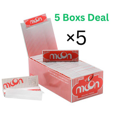 Moon 5 Box Regular Size Rolling Paper 70*36mm Cigarette Paper
