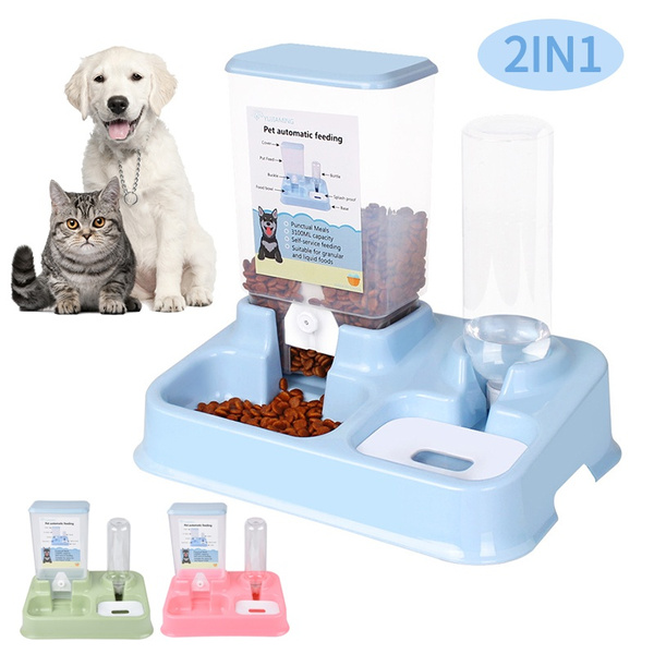 2 in 1 Pet Feeder & Water Dispenser