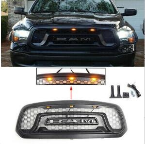 ABS Honeycomb Rebel Style Grille Grill For 2013-2018 Ram 1500