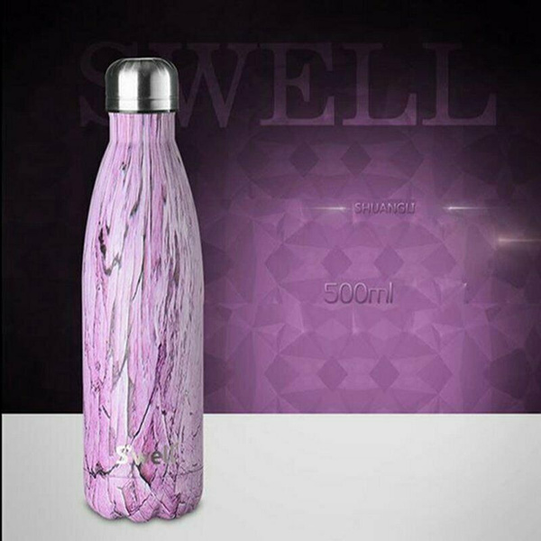 500ml Double Wall Stainless Steel Water Bottle Hot & Cold