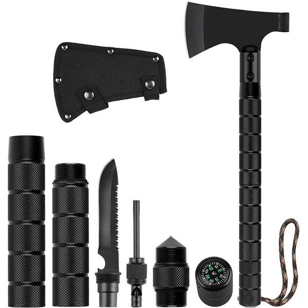Survival Rescue Multifunctional Axe Camp Military Tactical Camping Axe tomahawk 