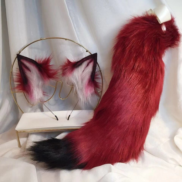 Buy Pawstar Wild Wolf Fur Mini Tail 7 Color Options Available Online in  India  Etsy