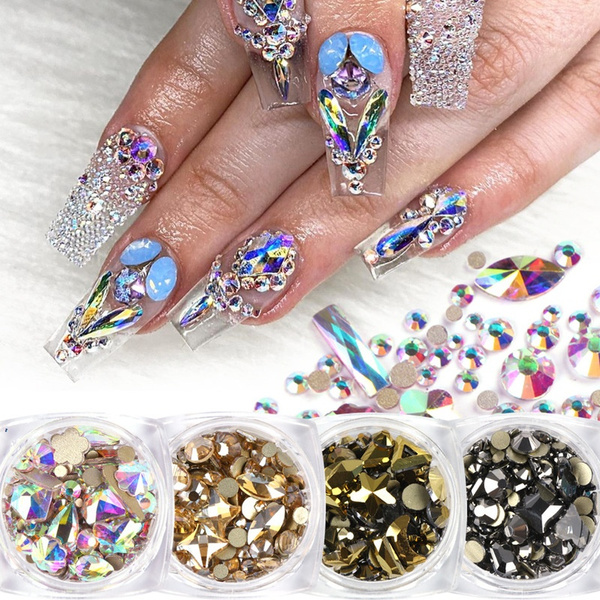 1 Box Nail Art Rhinestones Flat Back 