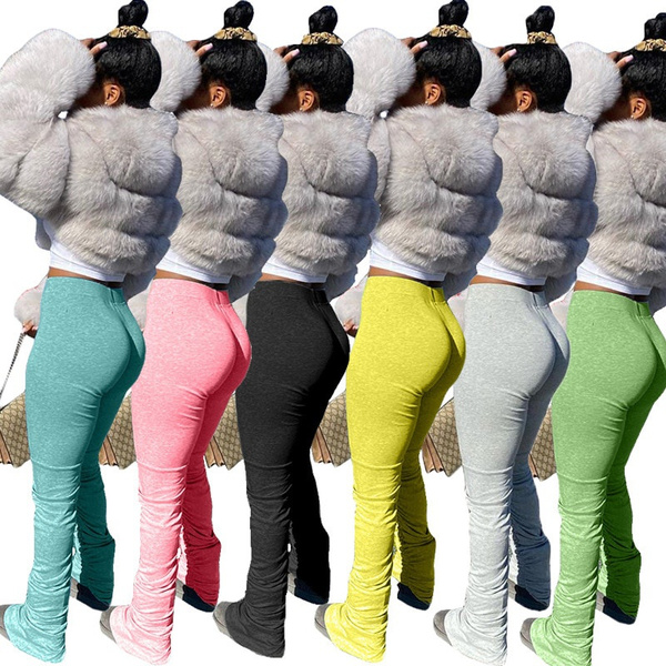 Stacked leggings pants Clearance