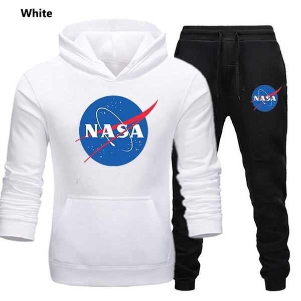 nasa fleece moletom com capuz