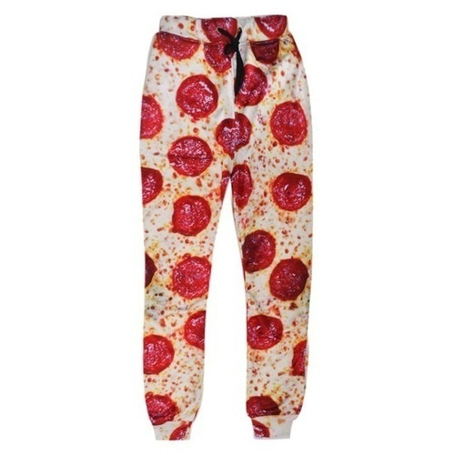3D Print Casual trousers Men Women Sweatpants Jogging Pants Food Pizza Sport 