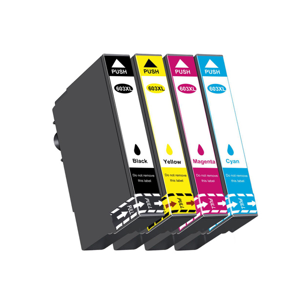 Replacement for Epson 603 XL Ink for Use with Epson Expression Home XP-3100  XP-4100 XP-2100 XP-2105 XP-3105 XP-4105, Epson Workforce WF-2810DWF WF-2830  WF-2835 WF-2850 (1BK1C1Y1M) | Wish