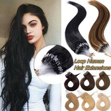 loophumanhairextension, Hair Extensions, microringhumanhair, Hair Extensions & Wigs