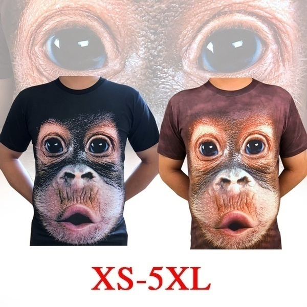 3d monkey t shirt