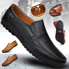 Plus Size, casualleathershoesformen, casual leather shoes, casual shoes for men