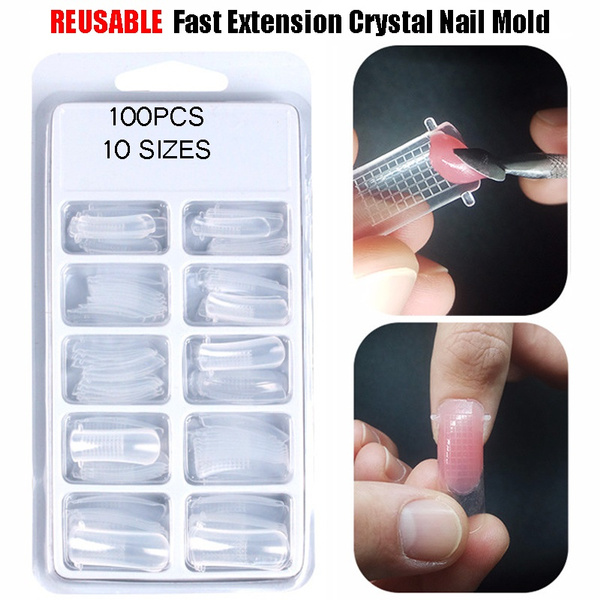 Nail Forms for Acrylic Nail Extension 100Pcs