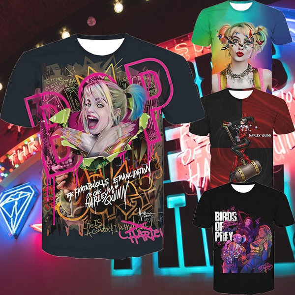 Tee shirt harley online quinn birds of prey