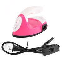 Mini Electric Iron Portable Travel Crafting Craft Clothes Sewing Supplies 