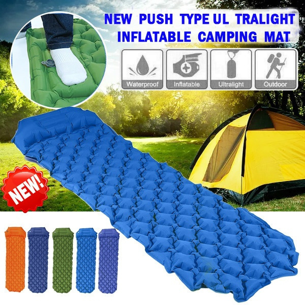 Inflatable Bed Mattress Hiking Camping Outdoor Single Sleeping Outdoor Travel 