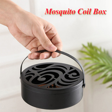 Box, portable, mosquitocoilbox, incenseholder