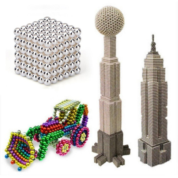 216pcs 3mm Magnet Balls Buckyballs Magic Beads 3D Puzzle Sphere Kids Toys  Gift for sale online