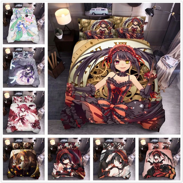 DATE A LIVE Kurumi Tokisaki Anime Kuscheldecke Sofadecke Wohndecke Decke blanket 