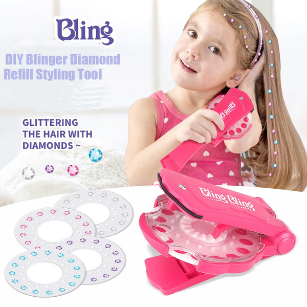 BoomPro Blingers Studio Diamond Collection Kids Girls Play Toys Clear Gems Gifts 