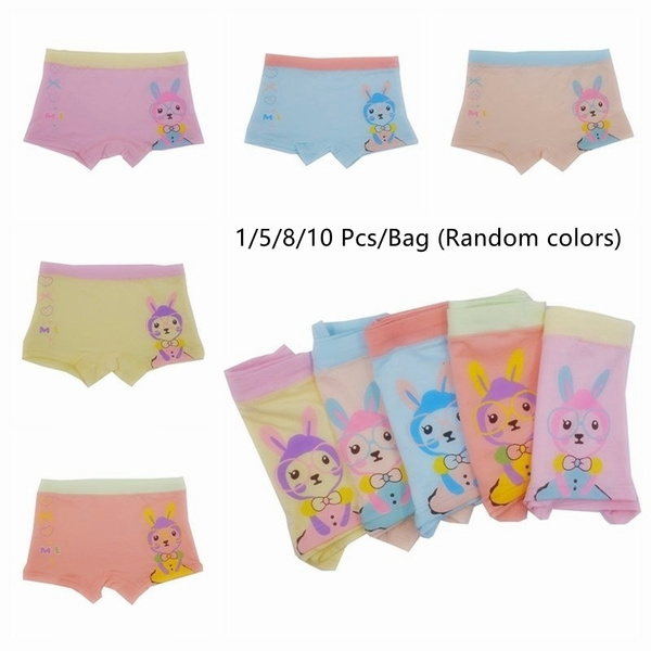 Toddler Baby girls underwear for 5-10 years (1pc/pack )Cute Short Panties  Children Girls Cartoon Rabbit Briefs Underwear Kids Clothing 729