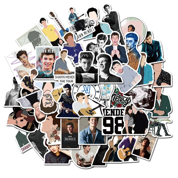 50pcs Set Shawn Mendes Pvc Waterproof Self Adhesive Cartoons Graffiti Sticker Wish A portrait of singer/songwriter shawn mendes' life, chronicling the past few years of mixdrop choose this server. wish